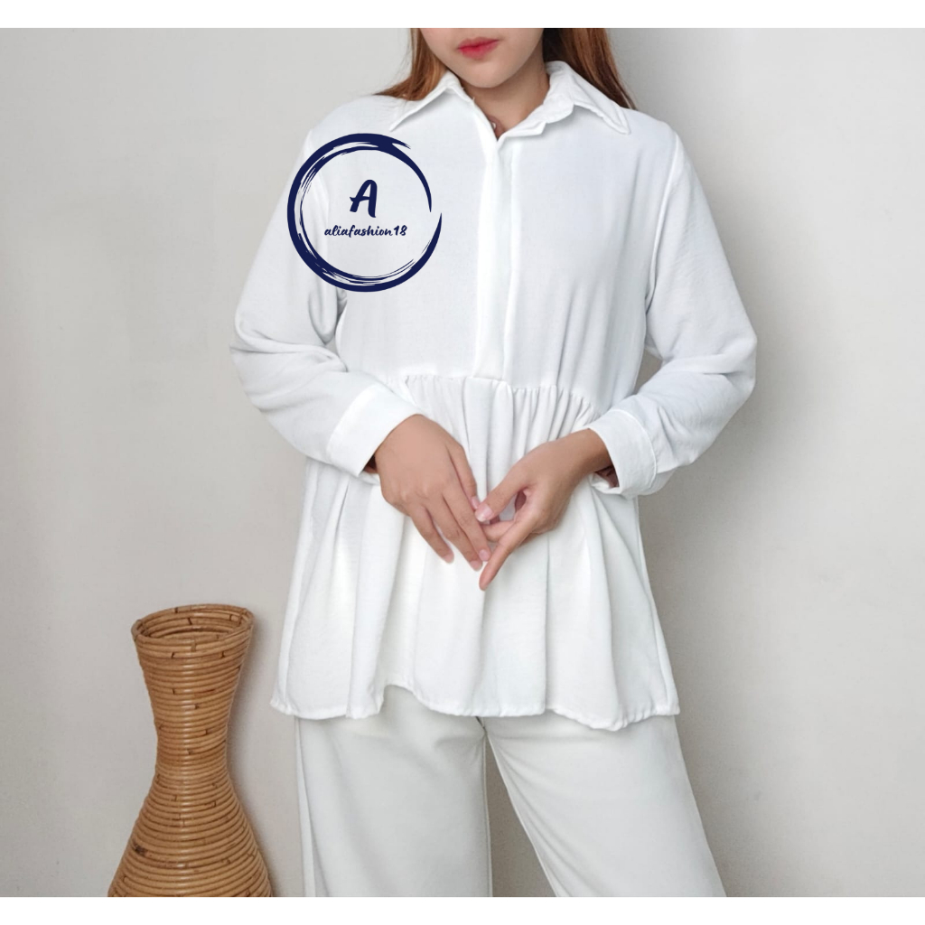 BLOUSE CALISTA / BLOUSE WANITA / BLOUSE LENGAN PANJANG