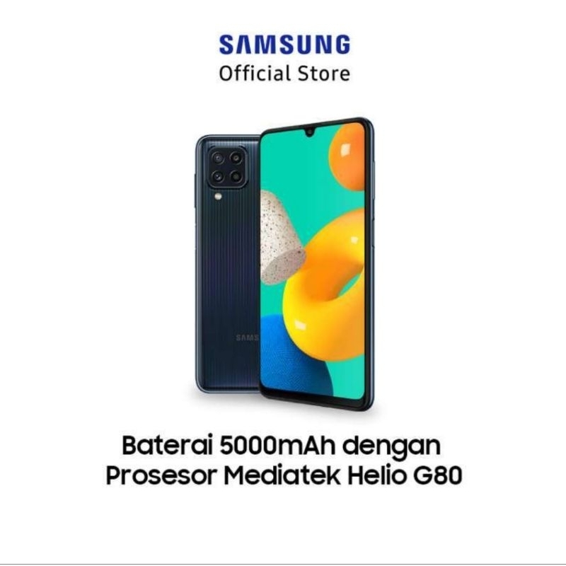 Samsung Galaxy M32 Smartphone [6/128Gb] Free Casing 2 Pasang