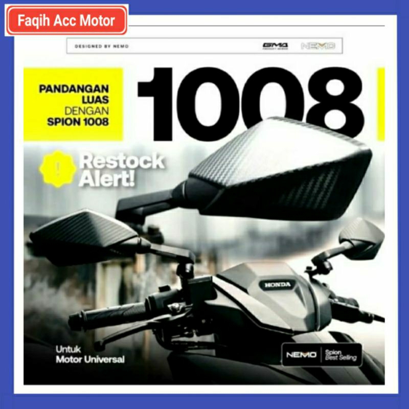 Spion Carbon Motor Vario 160 Pcx 160 Adv 160 Universal NEMO - TYPE 1008