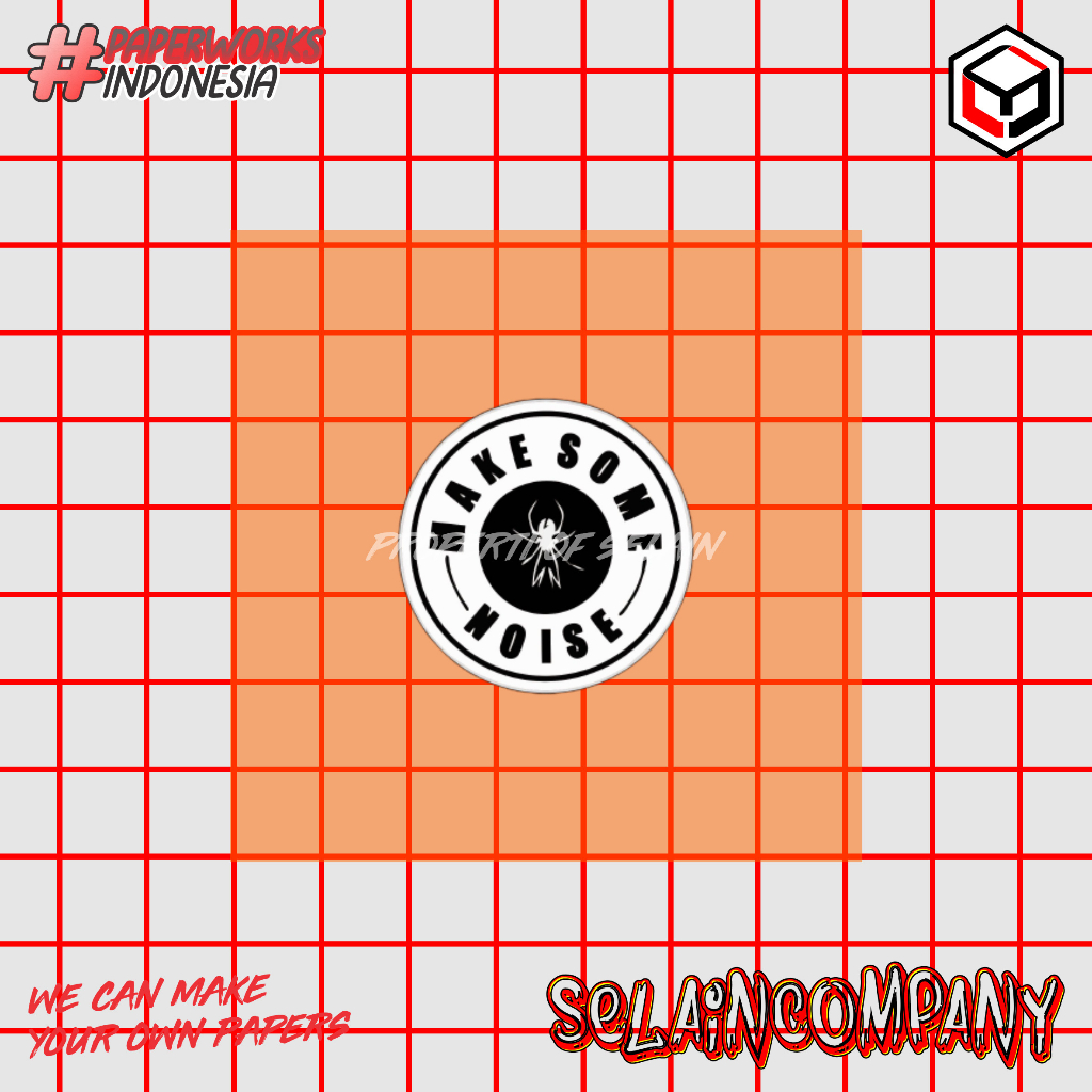

STICKER SELAIN.CO motif musik band MY CH3MIC4L R0MANCE