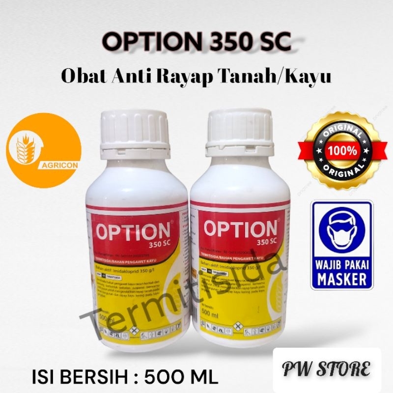 OPTION 350 SC - OBAT ANTI RAYAP KAYU DAN TANAH - 500 ML