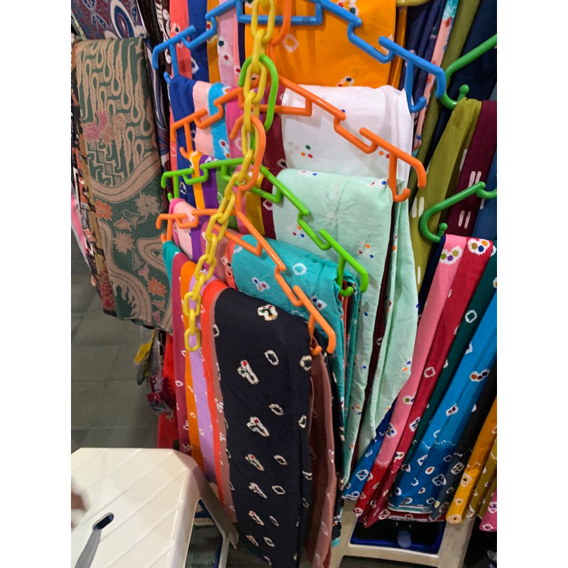 kain jumputan katun celup