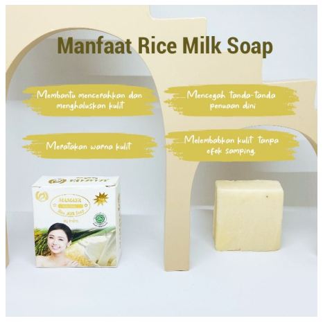 MAMAYA RICE MILK SOAP / SABUN BERAS BY MAMAYA