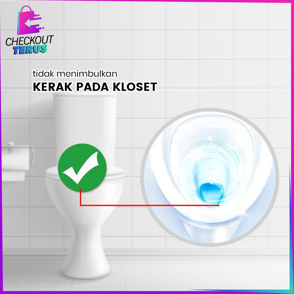 CT C856 Tablet Biru Pembersih Toilet Kloset Cleaner Anti Kuman dan Bau Penyegar Pewangi WC Penghilang Bau Toilet Praktis