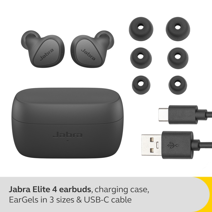 Jabra Elite 4 Elite4 TWS True Wireless ANC Essential Earbuds Earphones