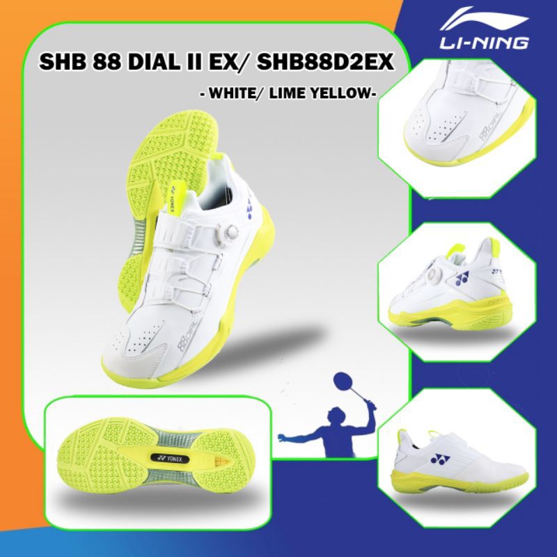 Sepatu Badminton Bulutangkis Yonex BOA SHB 88 Dial II EX Originila