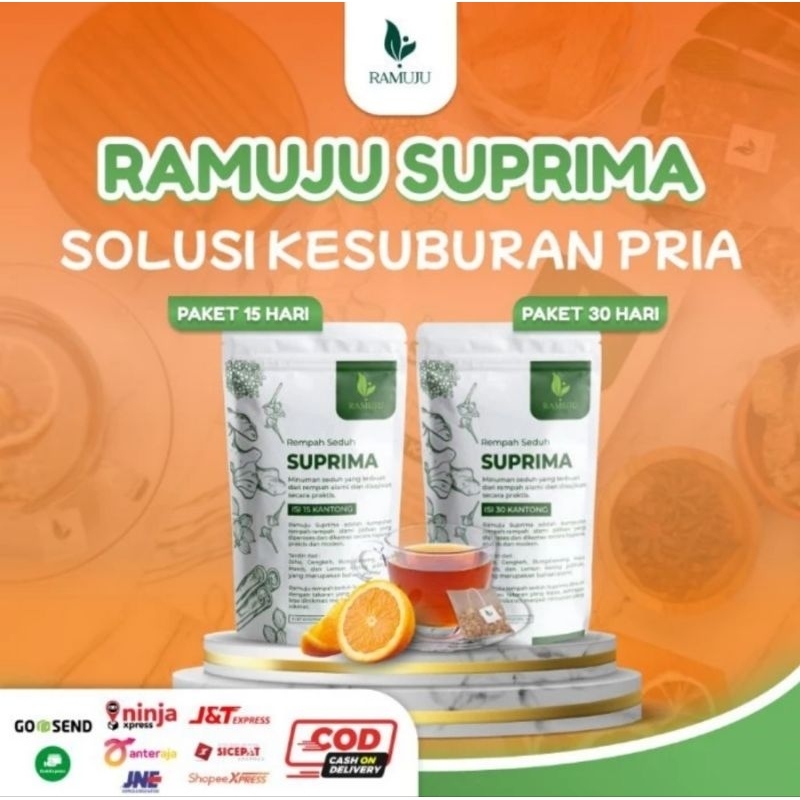 

Ramuju SUPRIMA Pria - Solusi Kesuburan Pria Paket 15hr & 30hr