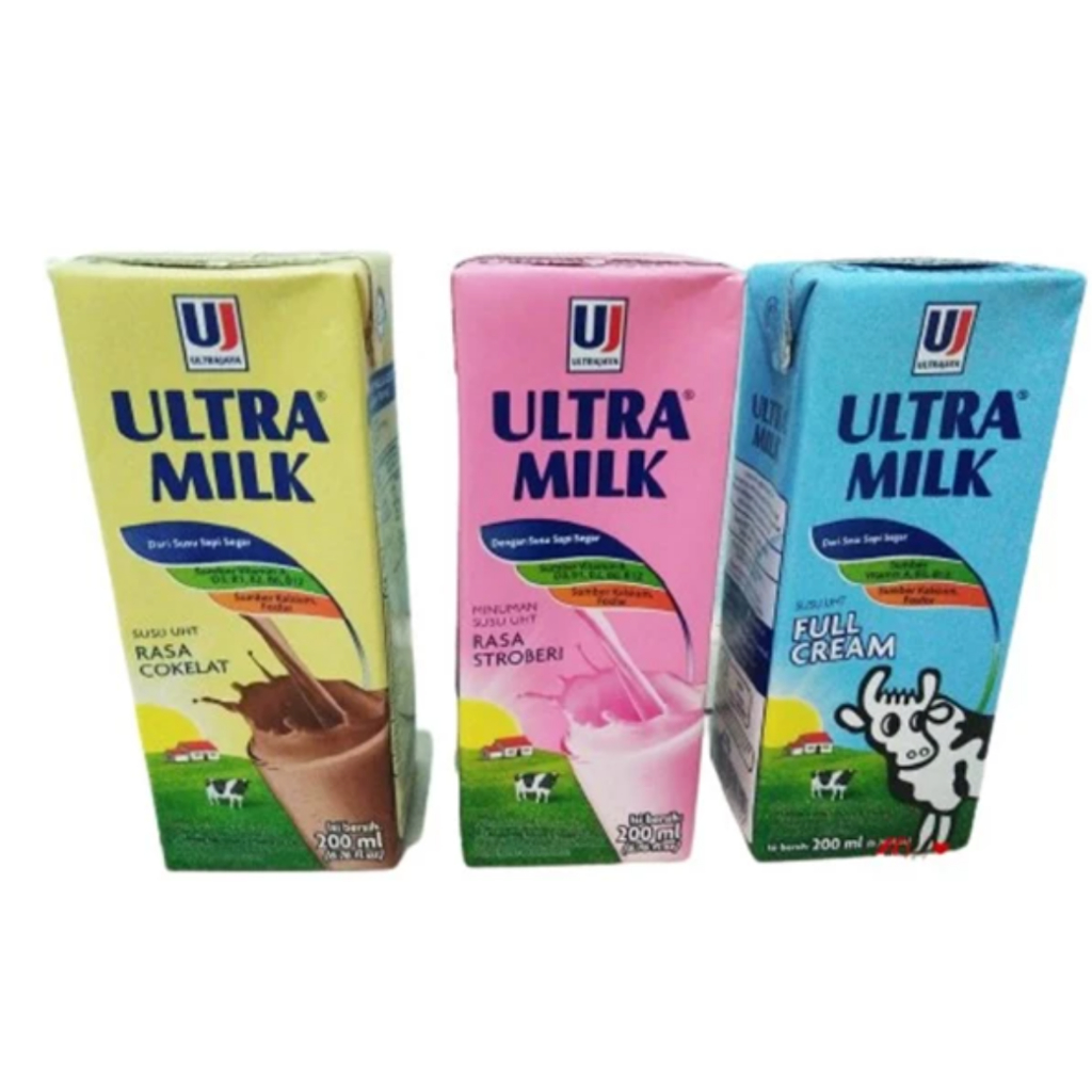 

[Eceran] - ULTRA MILK SUSU UHT 200ml 1 Kotak