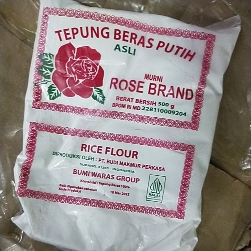 Tepung beras 500 gr rose brand