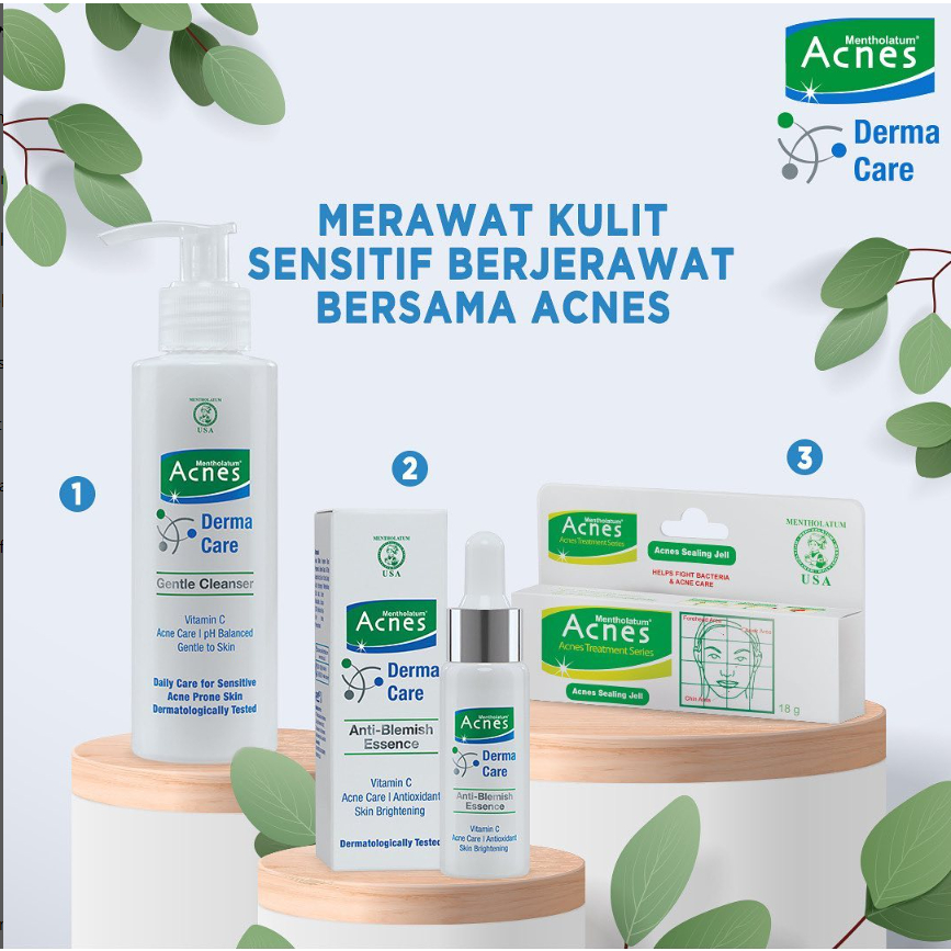 [BPOM] ACNES Derma Care Essence 20 ml / Acnes Derma Gentle Cleanser 120 gr / MY MOM