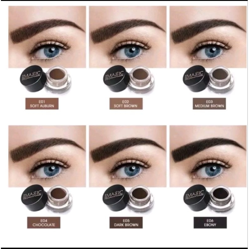 magic eyebrow gel alis pomade waterproof[6WARNA]