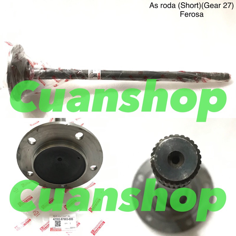 AS RODA STIK AS BELAKANG PENDEK SHORT DAIHATSU FEROZA FEROSA GIGI 27