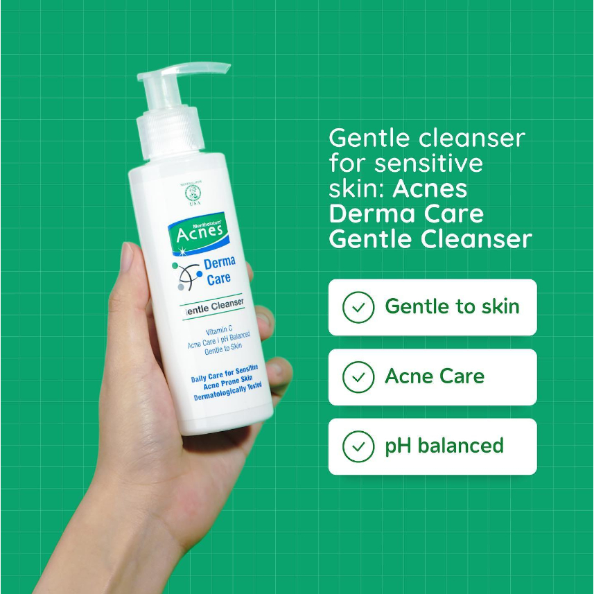 [BPOM] ACNES Derma Gentle Cleanser 120 gr  / Acnes Sabun Wajah / Acnes Face Wash / Facial Wash / Cleanser Anti Jerawat / MY MOM