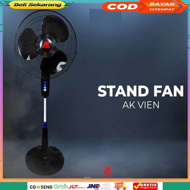 Kipas Angin Berdiri Stand Fan AK 16 Inch ANGIN SUPER KENCANG BERGARANSI RESMI