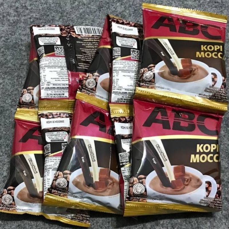 

Abc Kopi Mocca 1 Renteng isi 10 pcs/bungkus