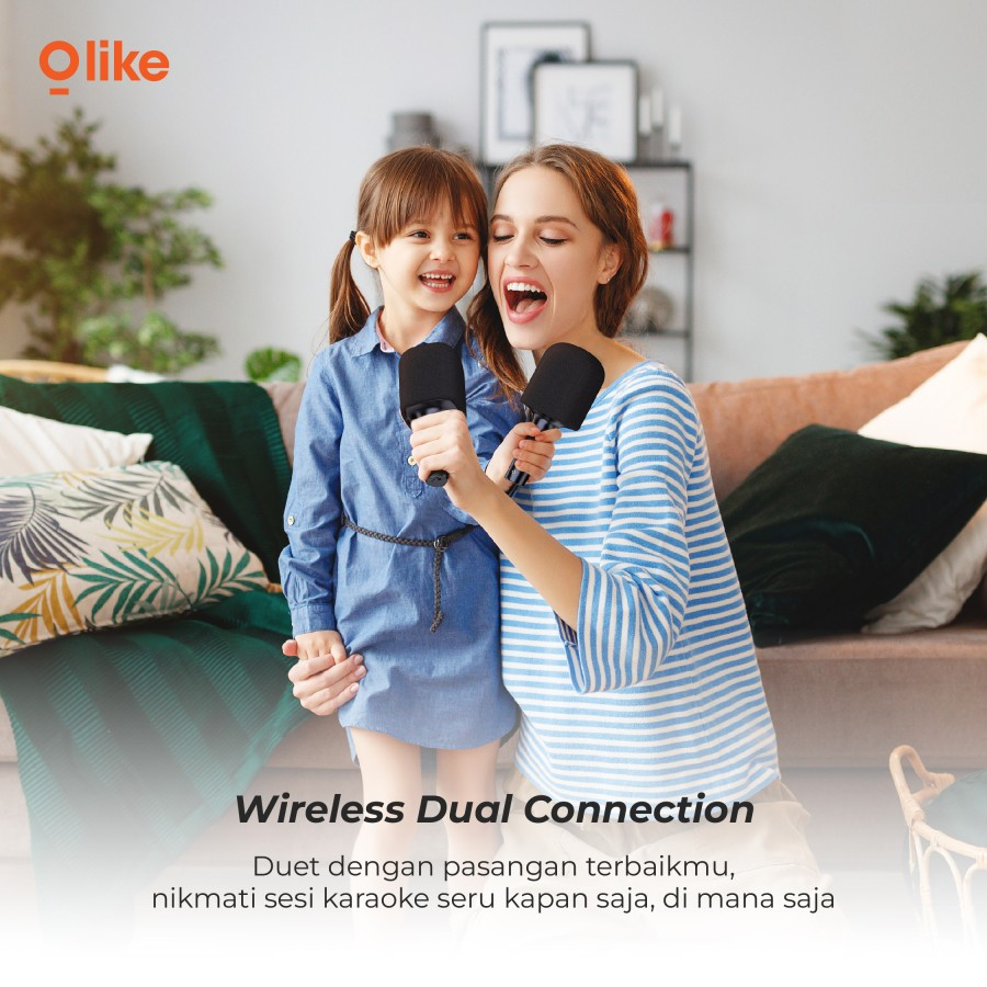 Mic Portable OLIKE KM1 Microphone Wireless