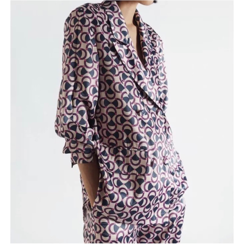 DUMA x Nagita Slavina Chai Blazer Shirt Navy