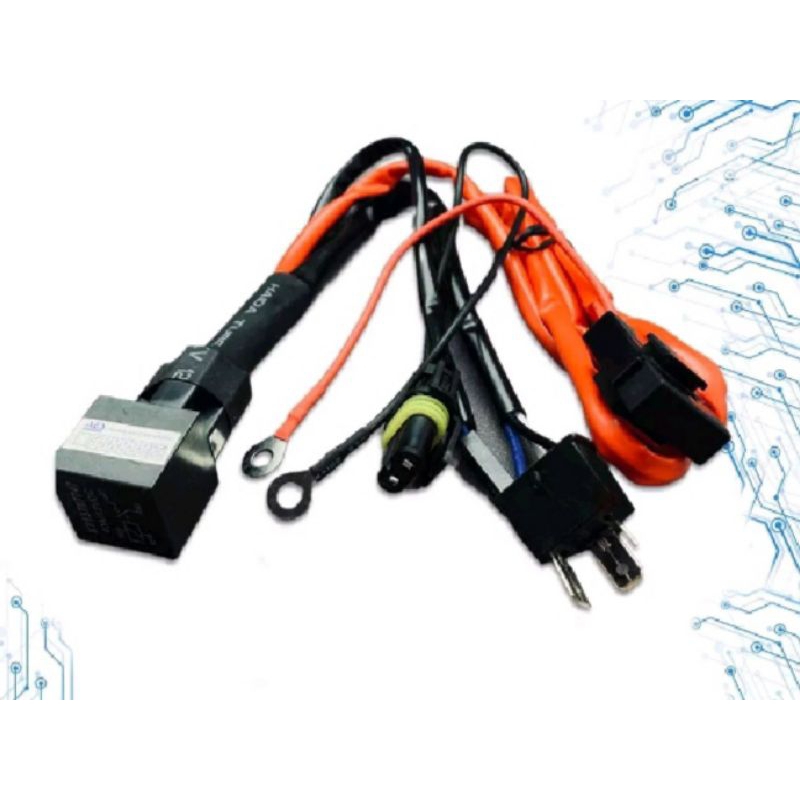 KABEL RELAY SET HID BILED MOTOR MERK AES