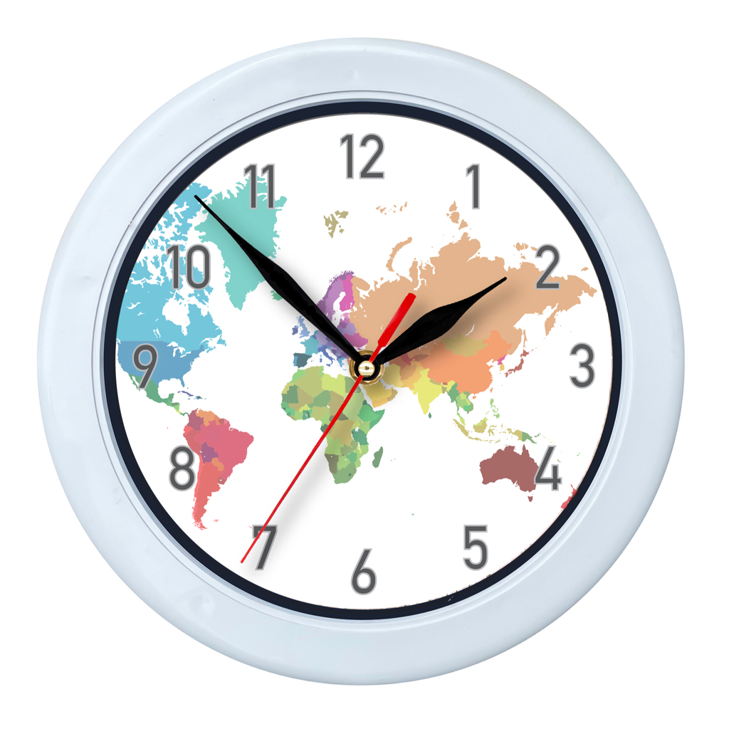 Jam Dinding 118 Map / Peta Dunia