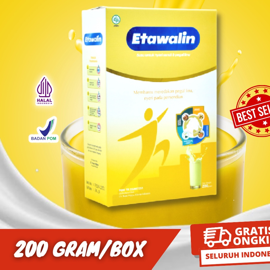 

ETAWALIN ORIGINAL Susu Kambing Etawa Nyeri Sendi Teratasi Susu Memperkuat Kepadatan Tulang 200 gr