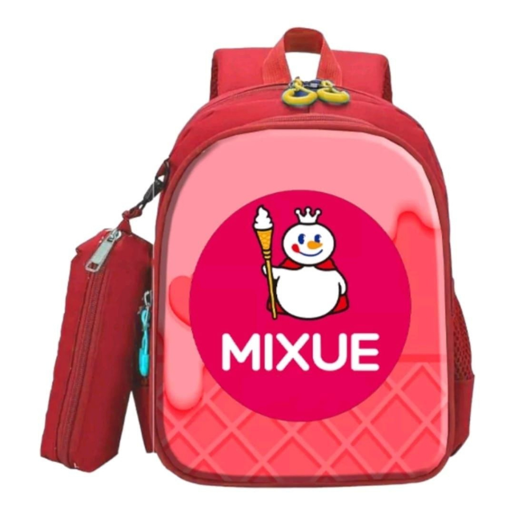 Tas Ransel Anak Sekolah PAUD TK SD LAki-laki Perempuan 2in1RANSEL MIXUE Boba VIRAL 2023 BISA COD