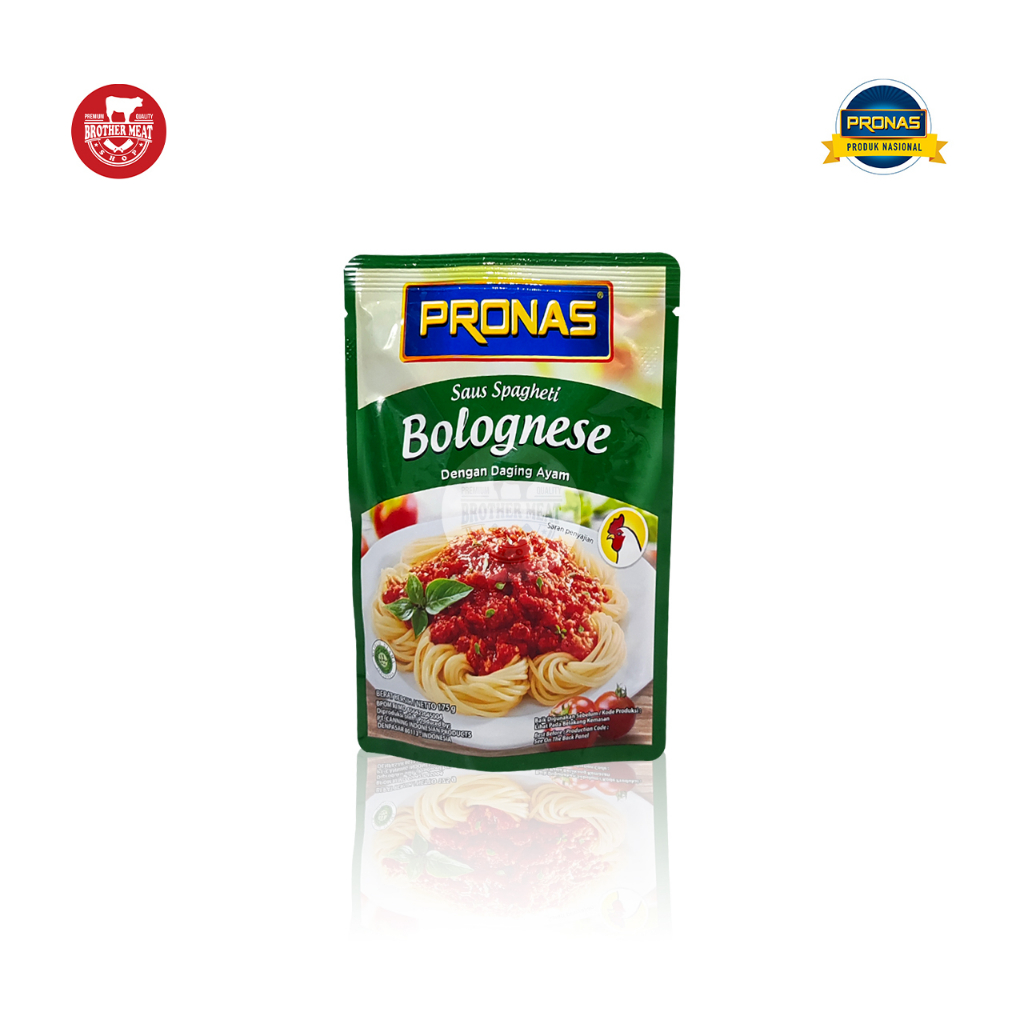 PRONAS Bolognese Chicken Sauce 175gr, Saus dengan Daging Ayam Halal