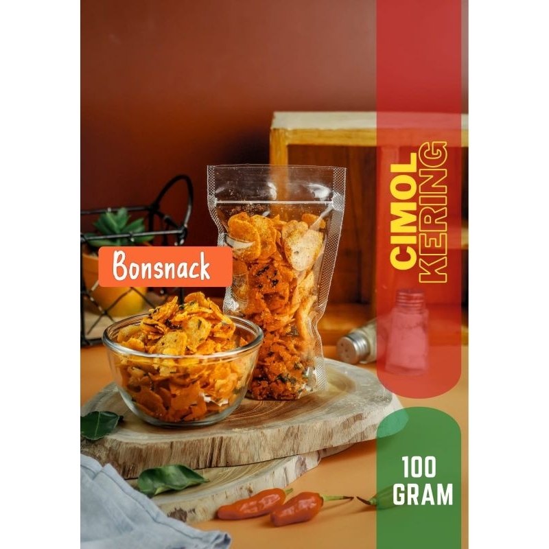 

Moring cimol kering 100 gr / moring pedas kemasan pouch