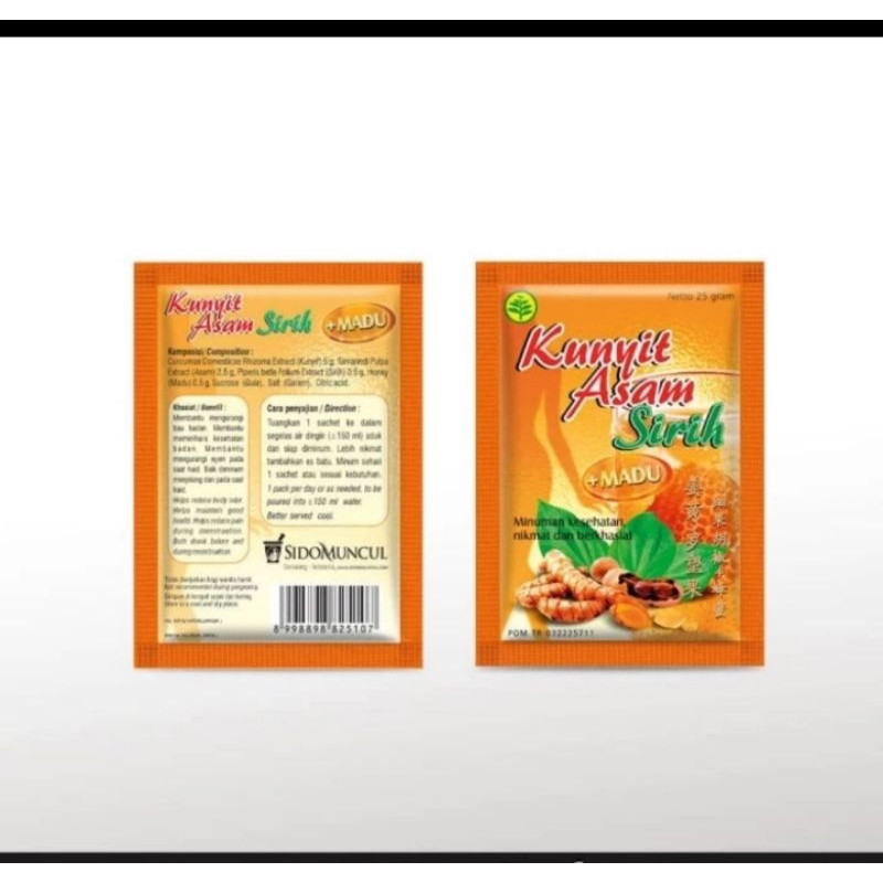

kunyit asam sirih sido muncul 1 sachet original