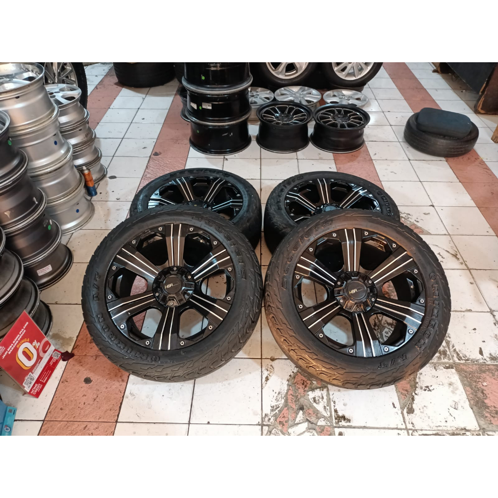 VELG SECOND RACING YAWOSI RING 20X9 OFFSET 15 HOLE 6X139 + BAN BONUSAN