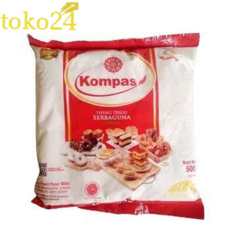 

Tepung Terigu Kompas 500 gr
