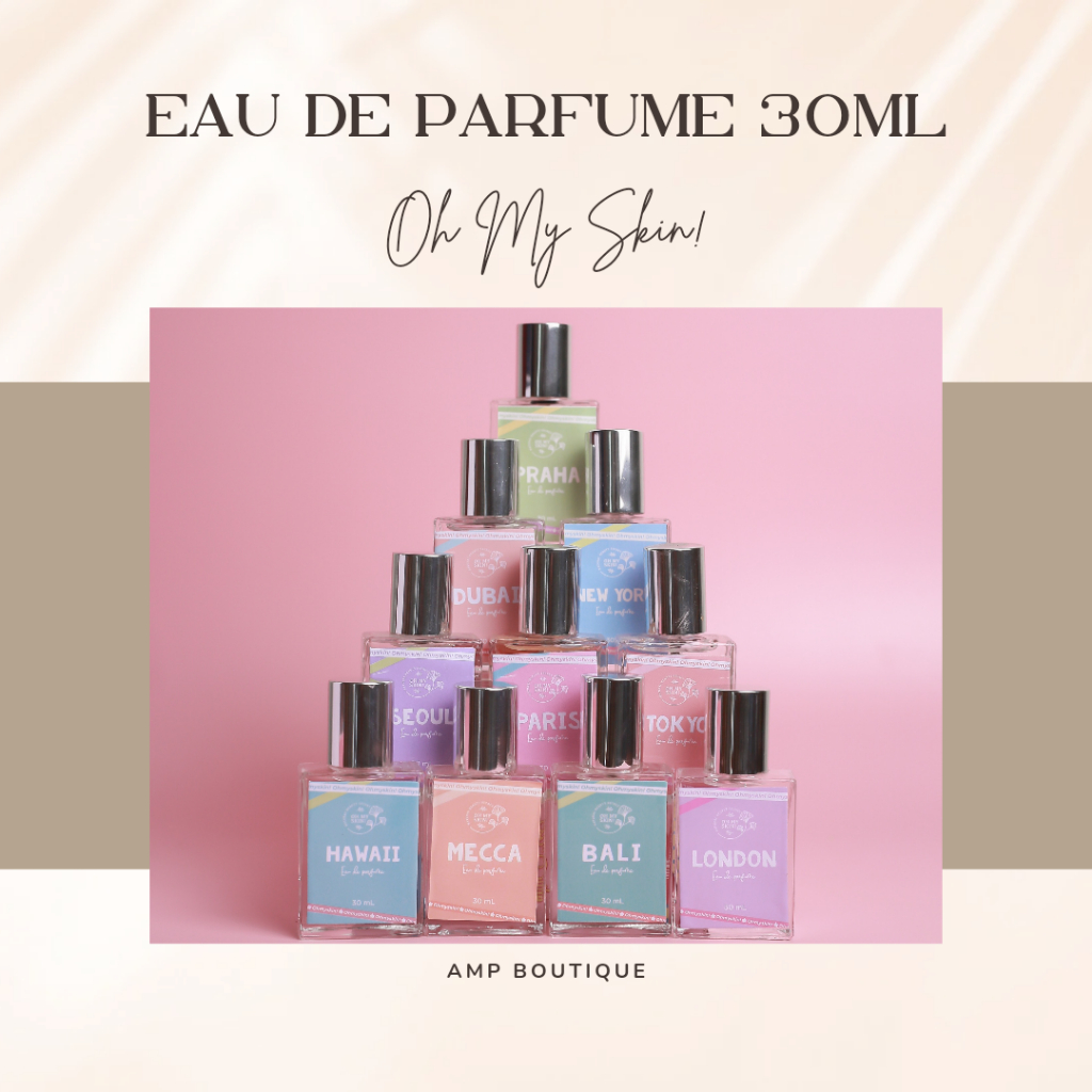 [Seller Resmi] Parfum Oh my Skin 30ml Varian Negara - Awet 6 Jam