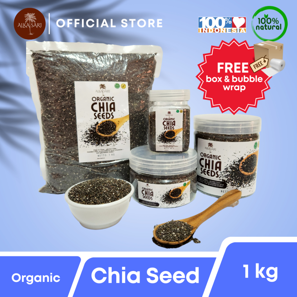 Organic Chia Seed / Biji Chia seed untuk diet 1 kg