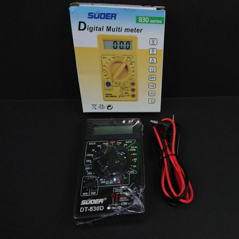 Multimeter Digital DT-830D TESTER DIGITAL DT830D Murah