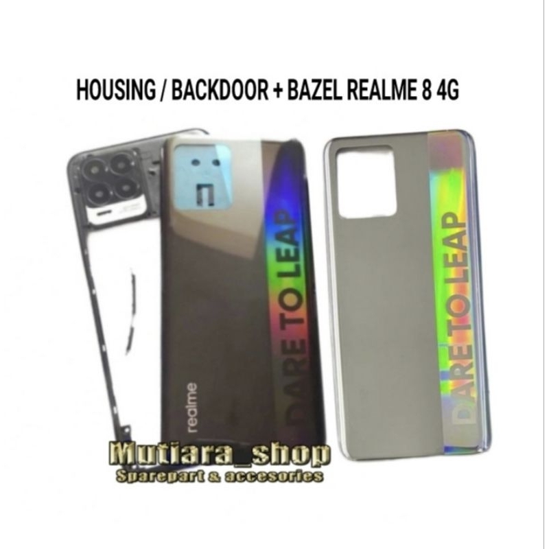 HOUSING / BACKDOOR + BAZEL REALME 8 4G | CASING BELAKANG REALME 8 4G