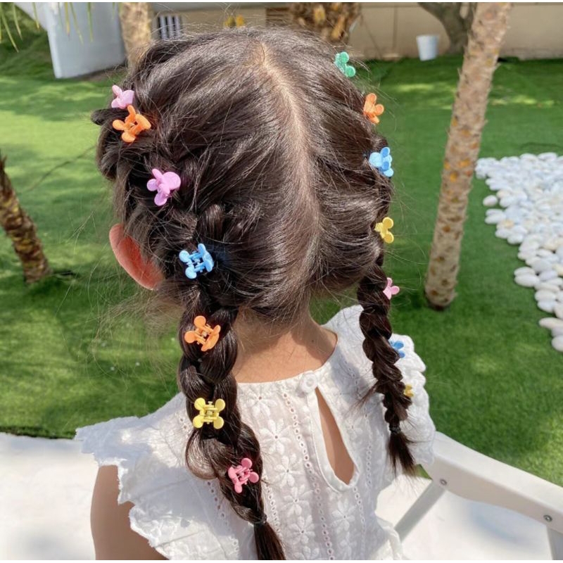 [36pcs] Jepit Anak Doff Mini Karakter Set isi 36pcs Jepit Rambut Ukuran Mini Jepit Rambut Baby Jepit Kutu