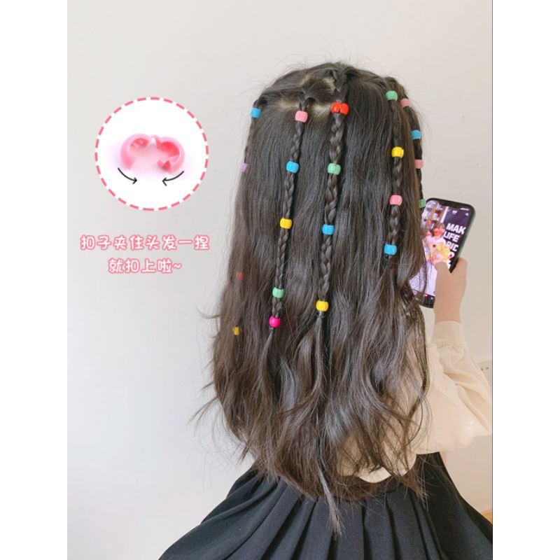 [200pcs] Jepit Rambut Bulat Mini isi 200pcs Jepit Rambut Jadul Ukuran Mini Jepit Rambut Poni Baby Hair Jepit Kutu