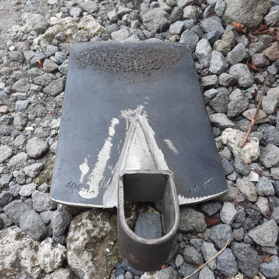 Cangkul  tanah pacul sawah anti lengket - cangkul baja asli pacul cangkul sawah