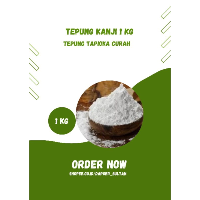 

[ PEKANBARU ] ✨ TEPUNG TAPIOKA / KANJI 1KG ✨