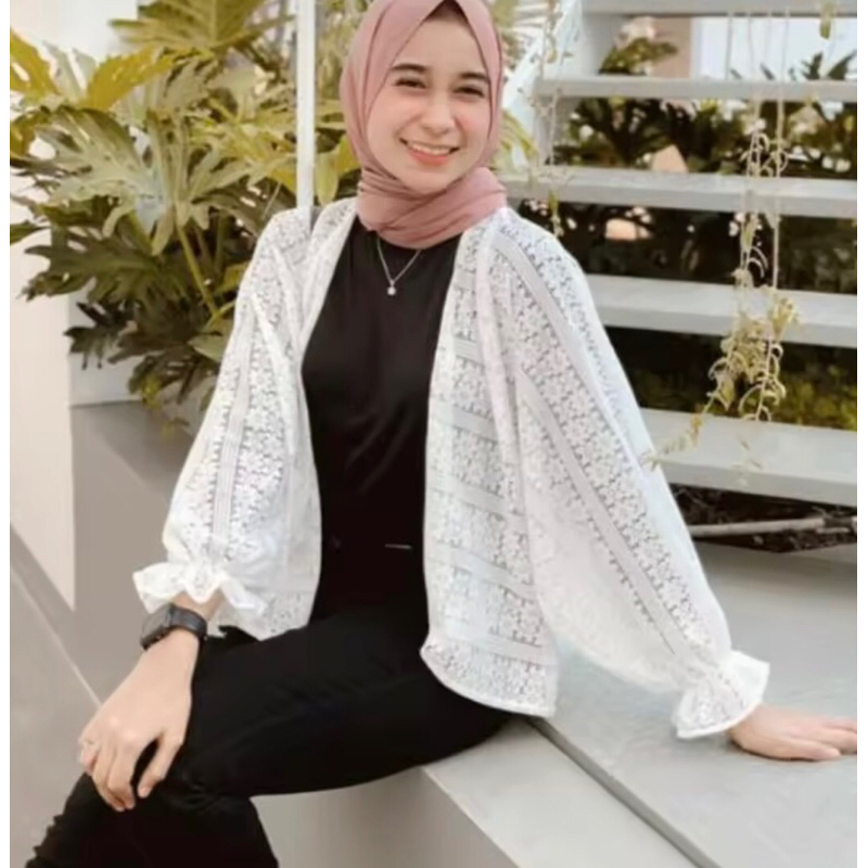 CARDIGAN BROKAT OUTER BROKAT
