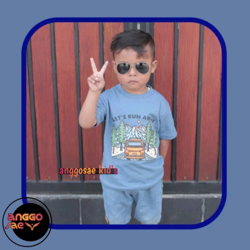 Baju Kaos Anak 1-10 THN Original Katun Combat 24s DENIM SERIES Unisex anggosae Nyaman Lembut Dan Ga Gerah Saat Di Gunakan