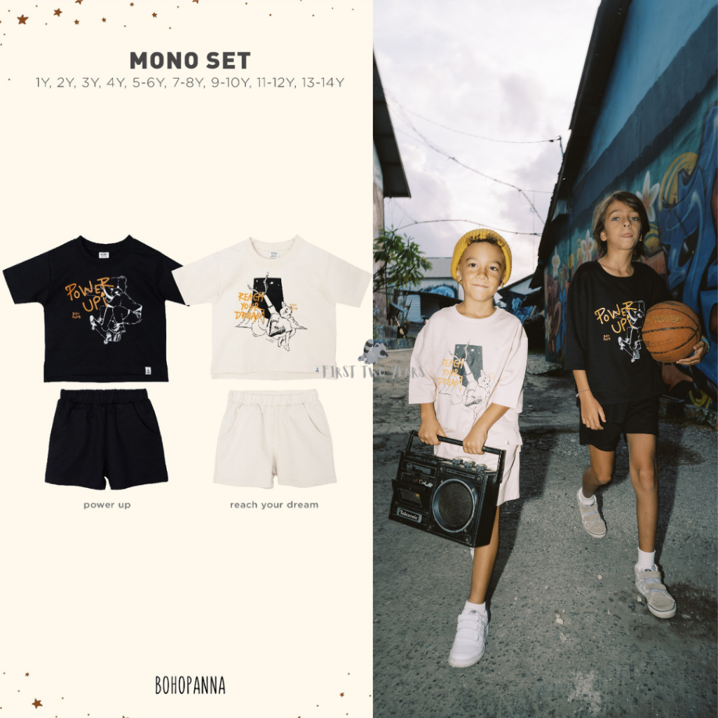 Bohopanna - Mono Set / Setelan Anak Unisex