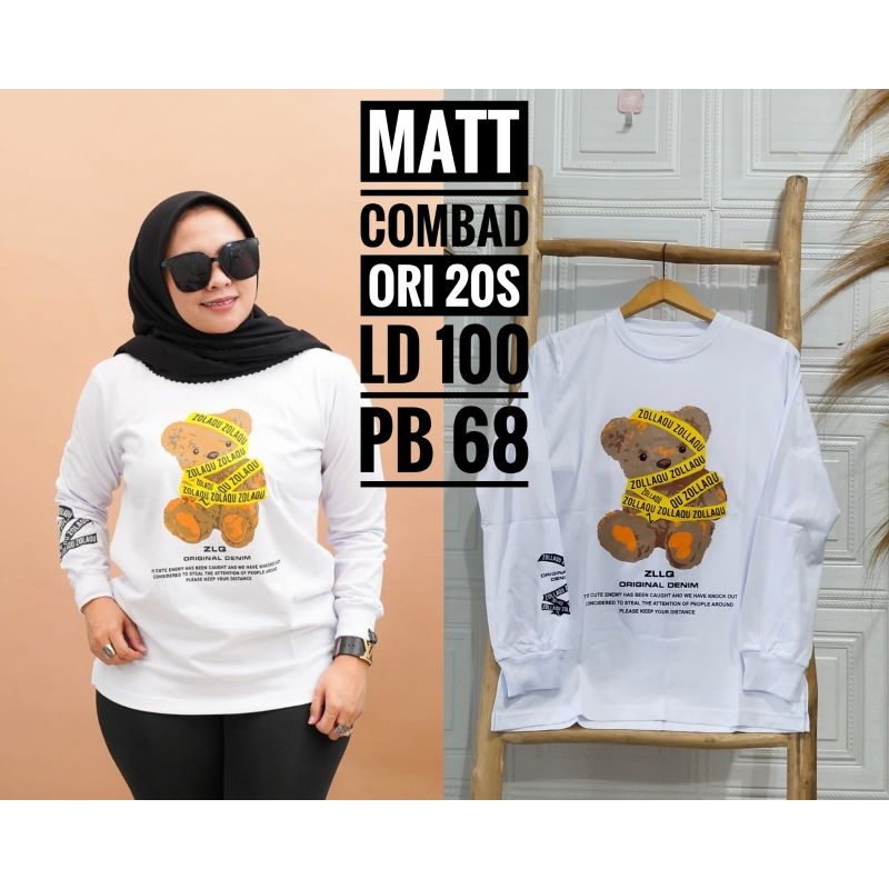 Kaos Oversize Terbaru Kaos Wanita bahan Cotton Combed