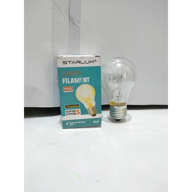 Lampu Filament Pijar 5 watt Lampu Starlux Warm White - Cahaya Kuning