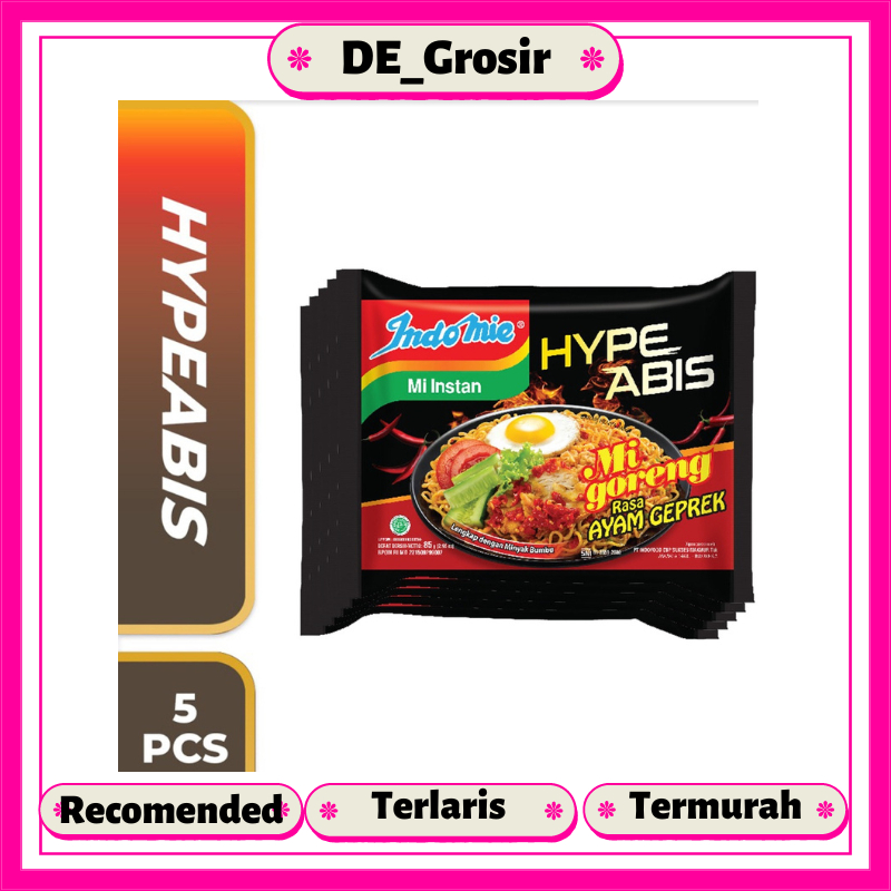 

Indomie Goreng Rasa Ayam Geprek 85gr Hype Abis Dapat 5 Pcs