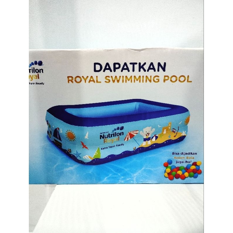 Kolam Renang / Kolam Bola Anak Kotak Royal Swimming Pool Nutrilon