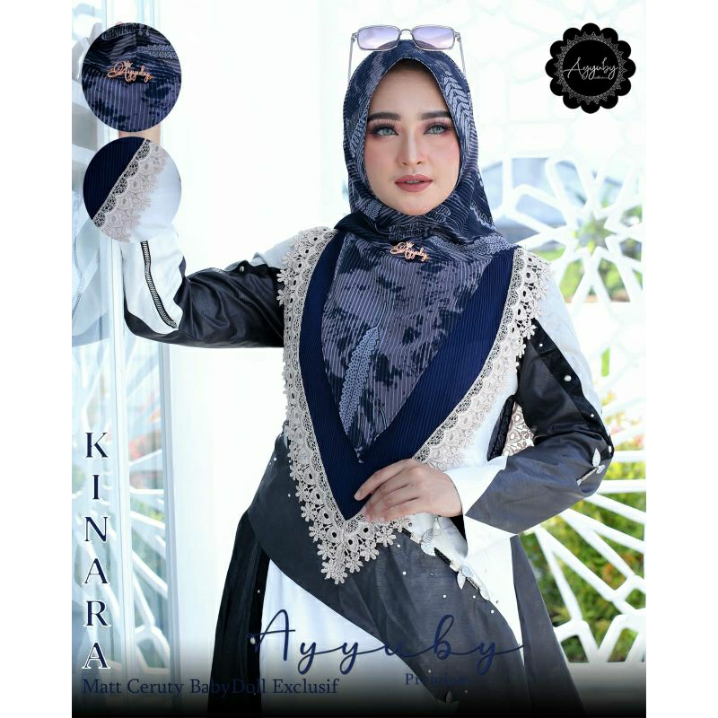 Hijab instan/Hoodie KINARA Ori AYYUBY