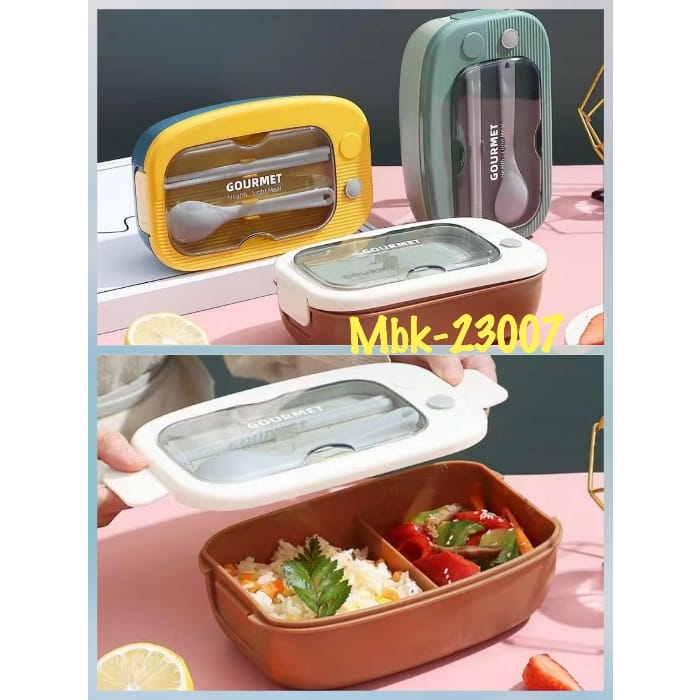 MBK 23007 LUNCH BOX / KOTAK MAKAN BENTO BOX /TEMPAT MAKAN BPA FREE