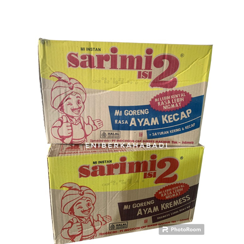 

Sarimi isi 2 Rasa ayam pedas korea Ayam Kecap/ Ayam Kremes 24 pcs x 126 gram