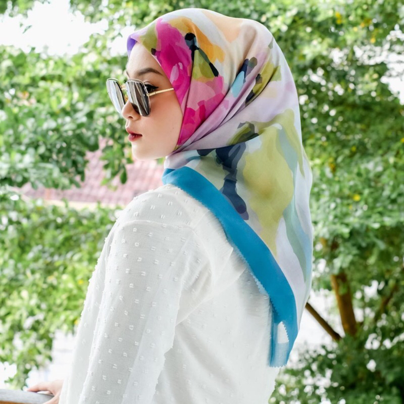 CORDY - HIJAB PRINT belle fleur scarf | CORDY SCARVES