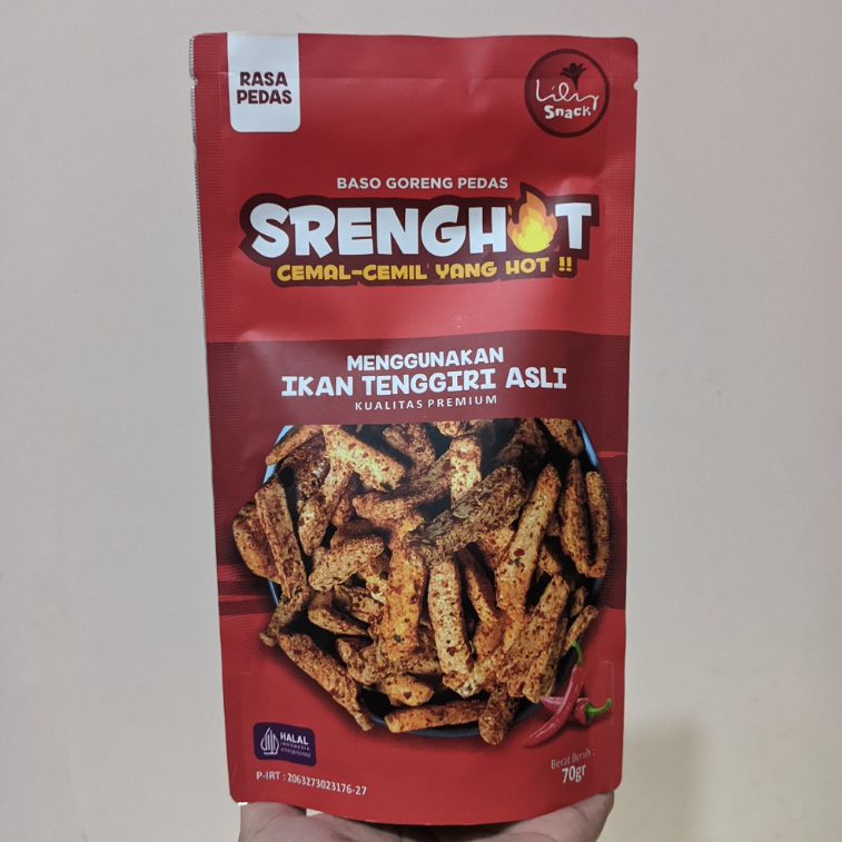 

SRENGHOT BY LILY SNACK - Basreng Pedas Nampol 70gr (HALAL)